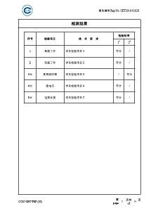 邁斯門禁產品可靠性檢測報告檢測結果